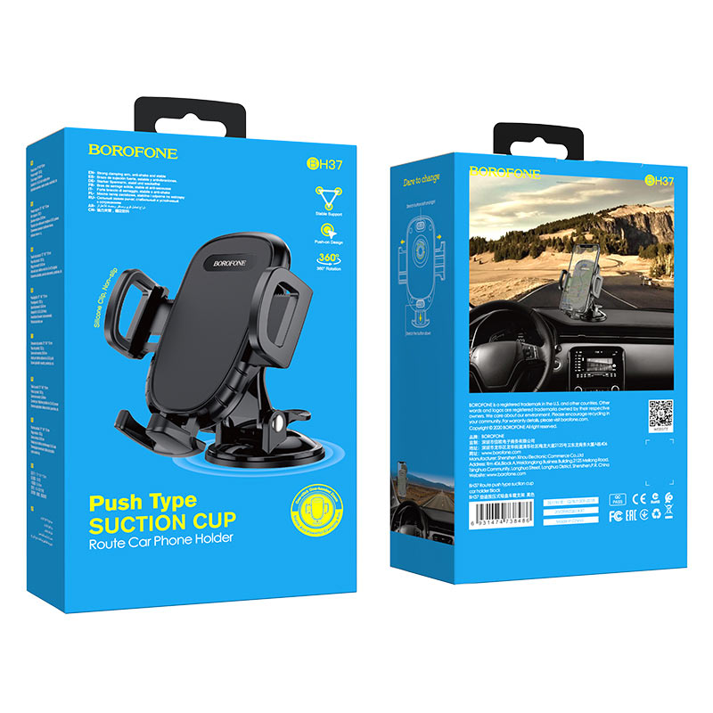 Empaque original del soporte de auto BOROFONE BH37 Route