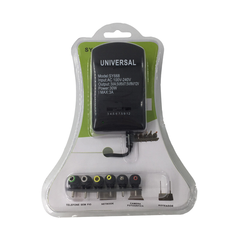 Adaptador universal SY668 con conectores intercambiables