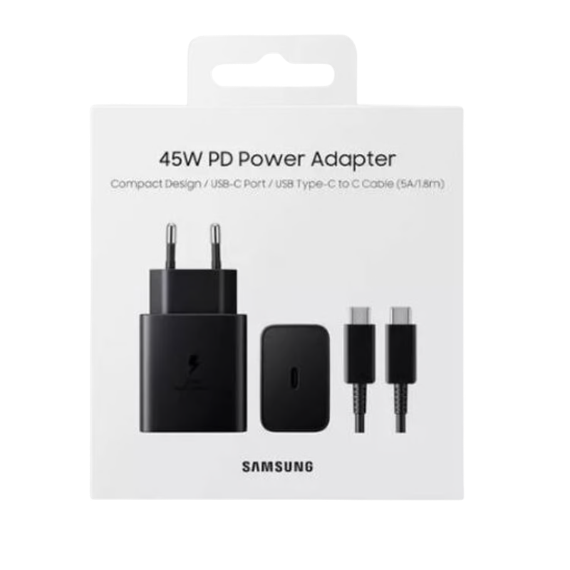 Cargador Samsung Original 45W con cable USB-C