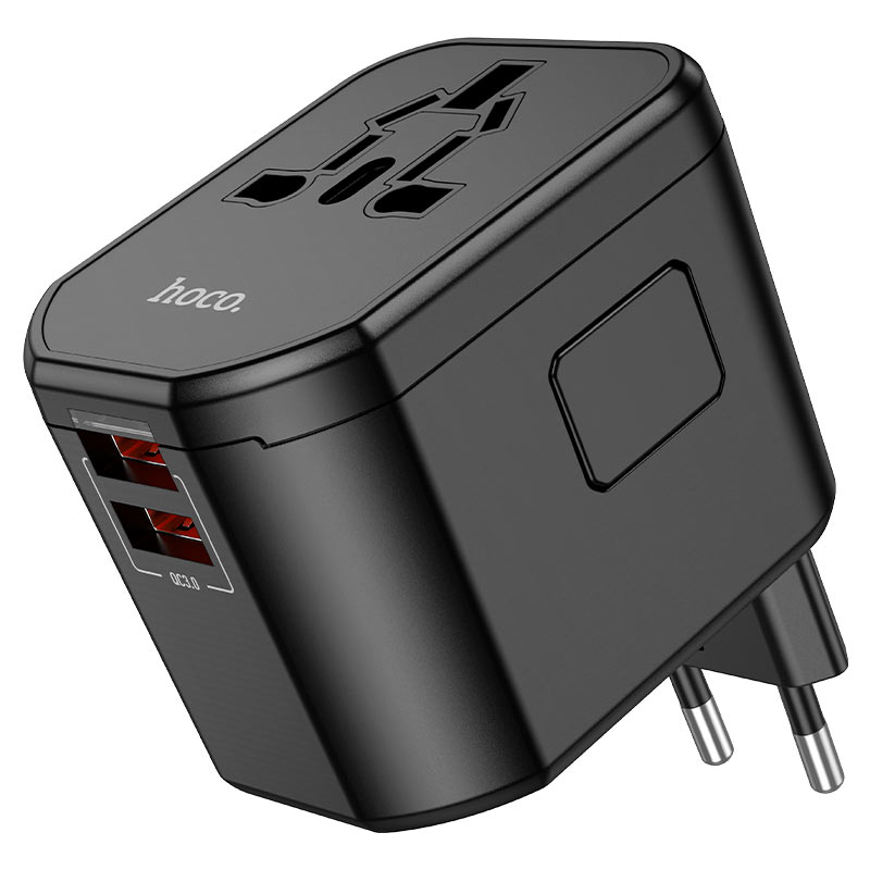 Adaptador HOCO AC15 Walker con enchufe europeo