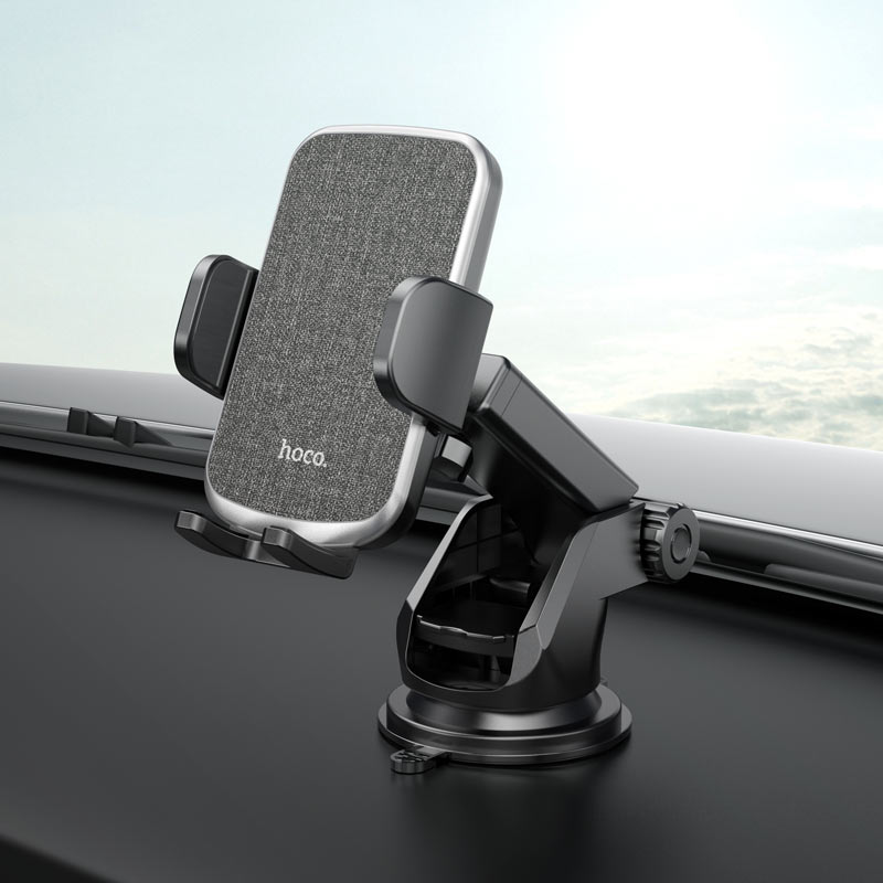Soporte HOCO CA95 Polaris instalado en el tablero del automóvil