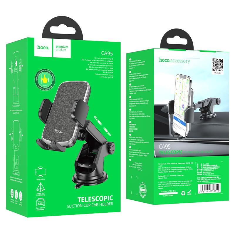 Empaque original del soporte de auto HOCO CA95 Polaris