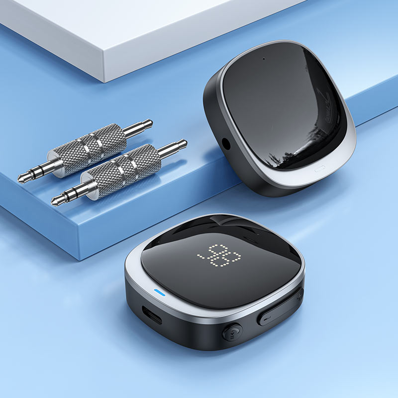Vista general del receptor Bluetooth HOCO E80 Travel
