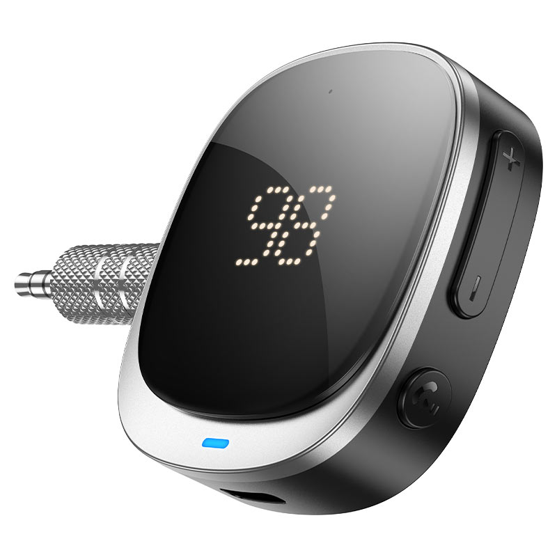 Receptor Bluetooth para auto HOCO E80 Travel color negro