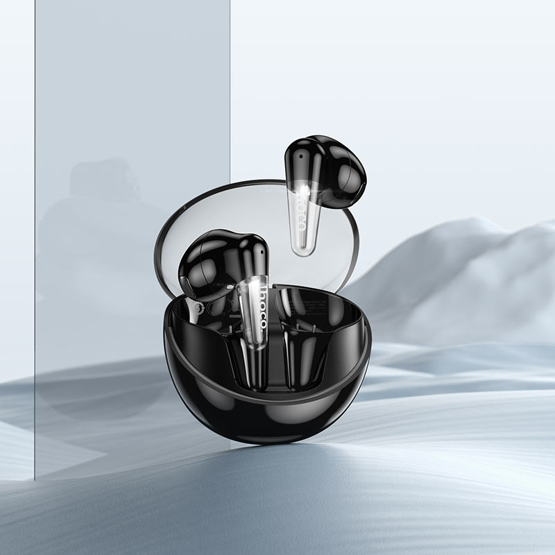 Audífonos HOCO EW202 Magic con estuche crystal transparente