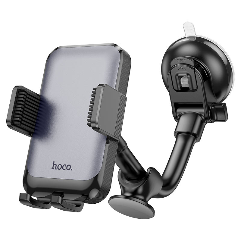 Soporte de auto HOCO H27 Rock con brazo flexible, color negro