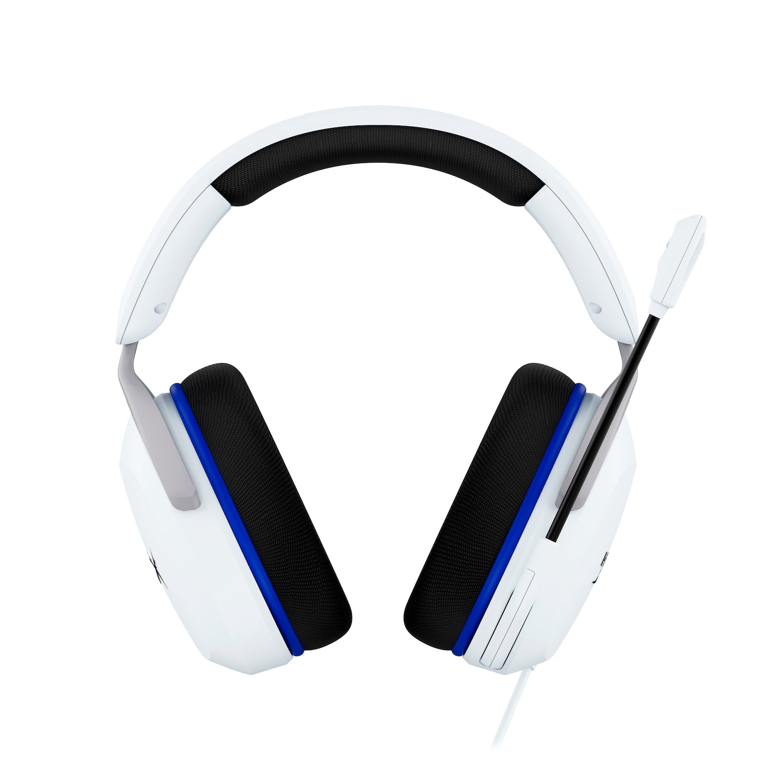 Vista frontal de los audífonos HyperX Cloud Stinger 2 Core PlayStation