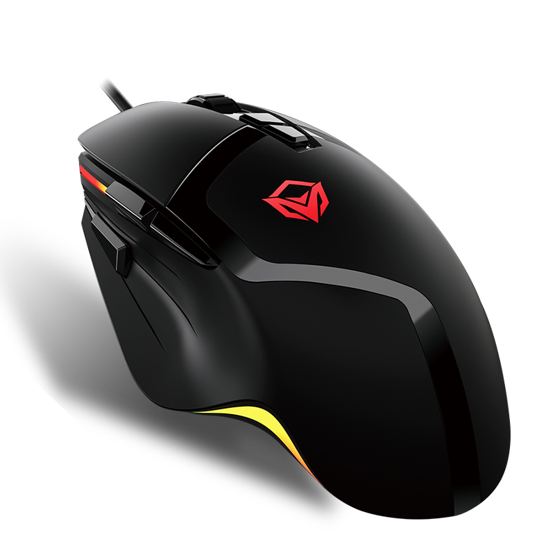 Mouse gamer Meetion Hades G3325 negro con iluminación RGB