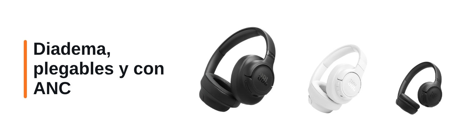 Audifonos de cintillo en Tu Merkado: JBL Tune 780NC, JBL Tune 770NC y JBL Tune 530BT