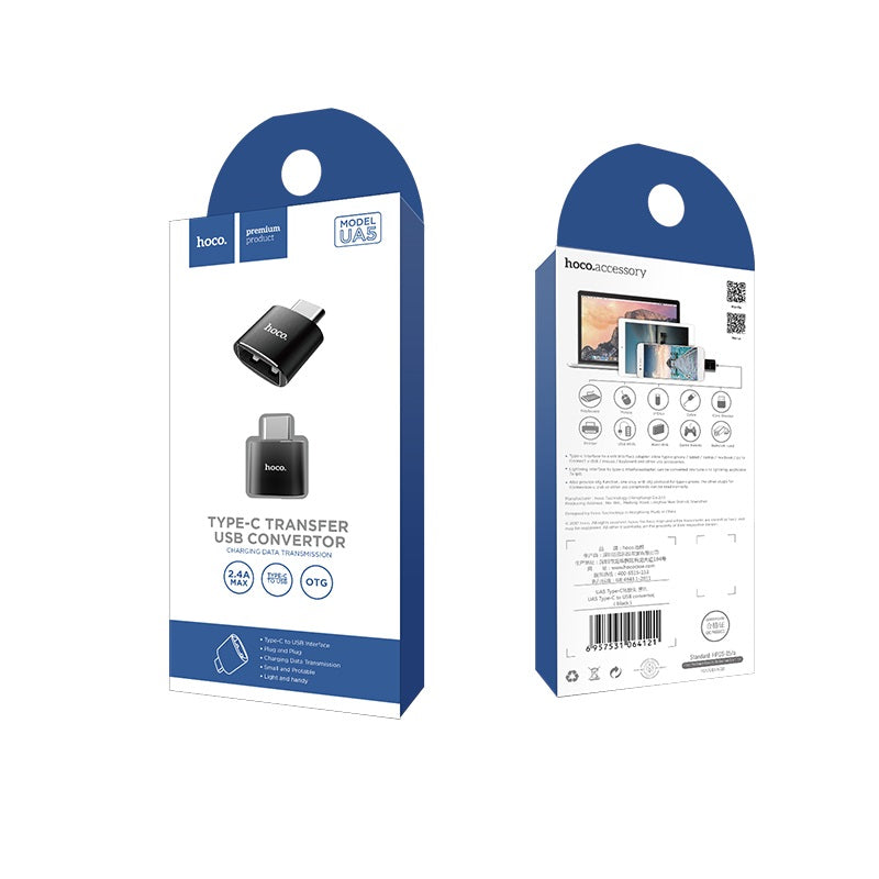 Empaque original del adaptador HOCO UA5